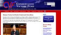 Screenshot of ConservativeVictoryFund.org